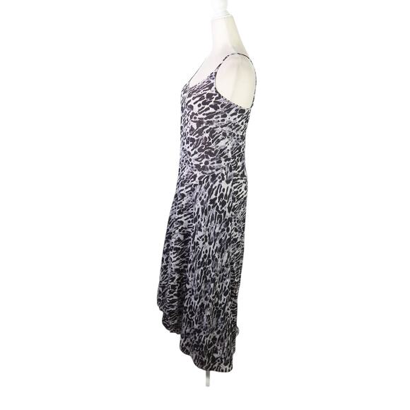 ALLSAINTS Essie Ambient Grey Leopard Print Midi Slip Dress S - Picture 4 of 7